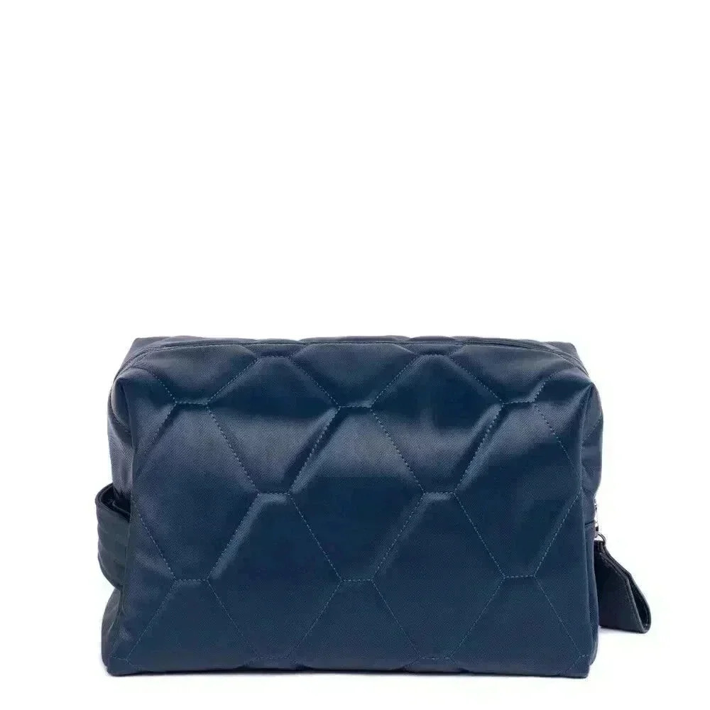 LUG Bumper Satin Luxe VL (Vegan Leather) Cosmetic Case / Toiletry Case - Indigo - Picture 4 of 15